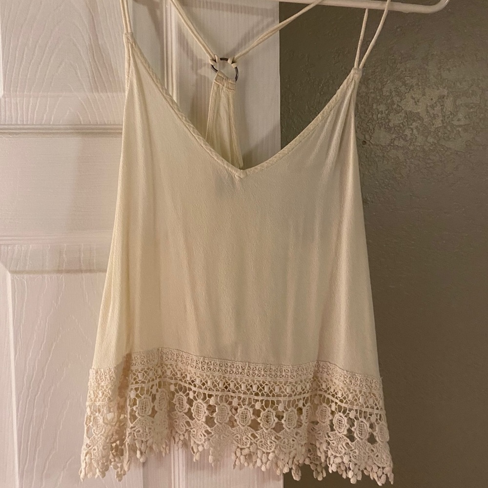 White crop top